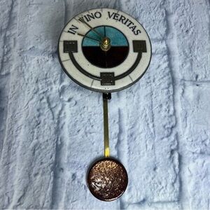 Raku pendulum clock from Italy